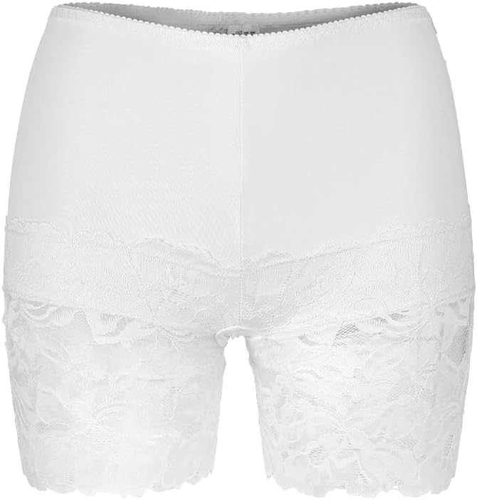 Ibluelover 3 Pack Women Lace Slip Shorts Anti Chafing Underwear Breathable Safety Shorts for Dresses Miniskirts