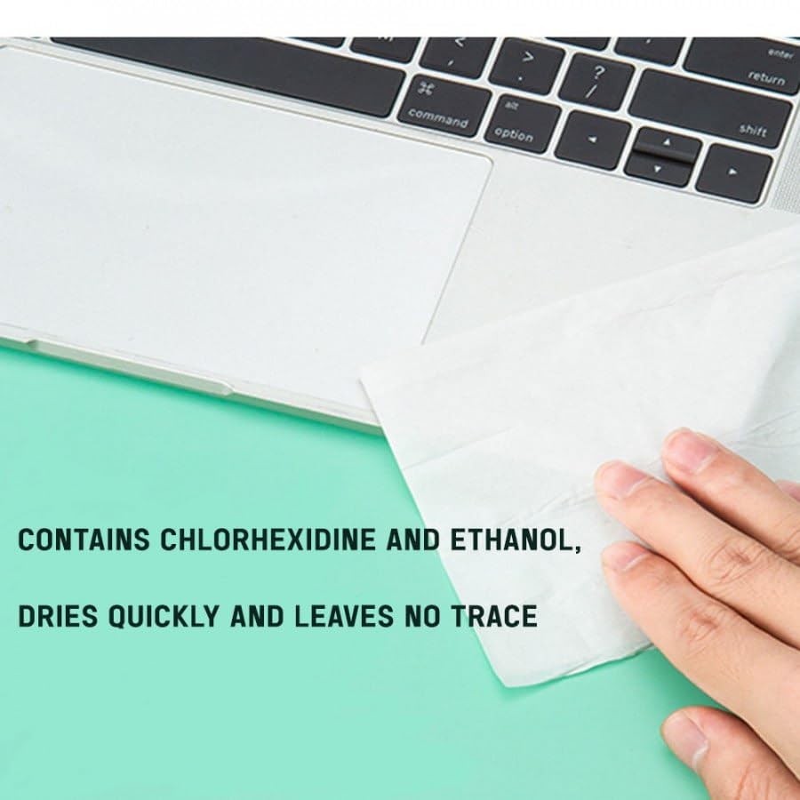 Wet Dry Wipes Pre-Moistened Lens Cleaning Wipes for Spectacles, Binoculars, Mobiles, Tablets, Laptops, LCD Display, Cameras Set(Pack of 1)(50 PCS) 2