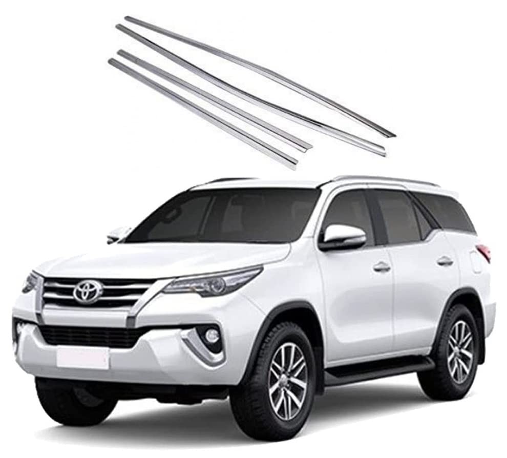 Car Lower Chrome Window Garnish for Toyota Fortuner (2016-2020)
