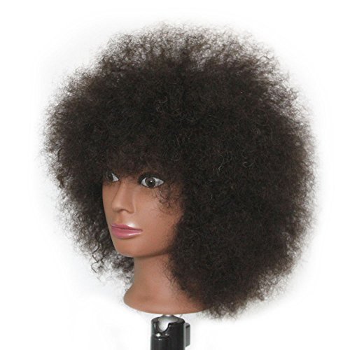 Afro Testa Studio Manichini 100% Capelli Veri