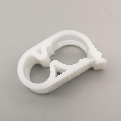 Miniatura 3 de 50 abrazaderas de tubo de plástico de 6 grados, manguera ajustable de control de flujo, clip de tubo de cierre de válvula de pellizco de