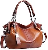 Heshe Womens Leather Handbags Shoulder Bags Tote Bag Cross Body Purses and Satchel for Ladies