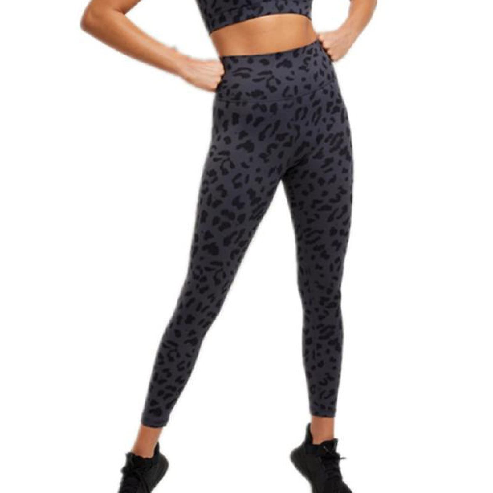 Btrada High Waist Leggings Women Printed Leopard Elasticity Leggings Push Up Gym Running Legging Women