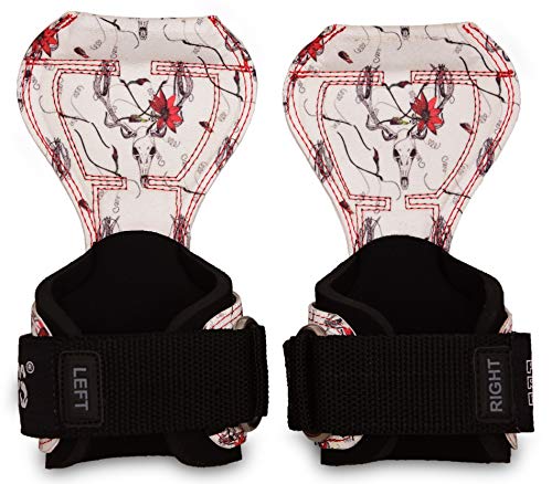Image of Cobra Grips Weight Lifting Gloves with Adjustable Neoprene Padded Wrist Wraps - Heavy Duty Alternative to Power Lifting Hooks for Deadlifts