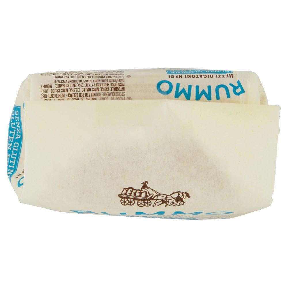 Rummo Glutenfreie Pasta Mezzi Rigatoni,Nudeln Senza Glutine 36 x 400g + Beni Culinari Kostenloser Schlüsselanhänger