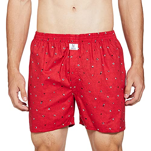 Image of Longies Men's Cotton Printed Regular Boxer Shorts