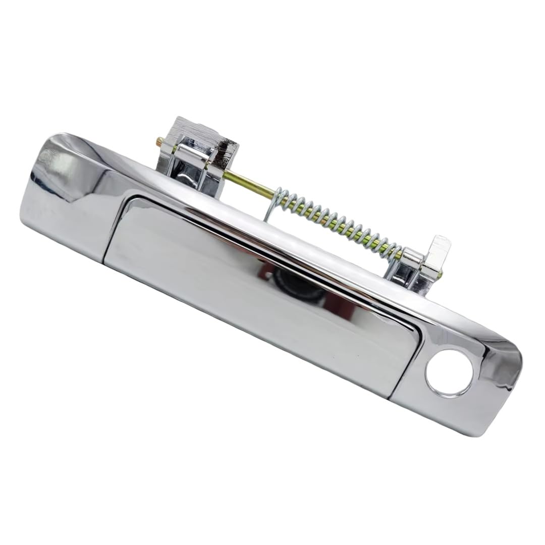HIIAW Car Door Handle Cover Trim Exterior Tailgate Door Handle for Mazda for BT50 2012-2019(Chrome,with Keyhole)
