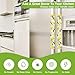 lakefvgk Washable Kitchen Appliance Handle Covers, Lemon Blossom Refrigerator Handle Covers Set of 2, Replacement Handles Keep Appliance Clean for Fridge, Microwave, Dishwasher, Oven