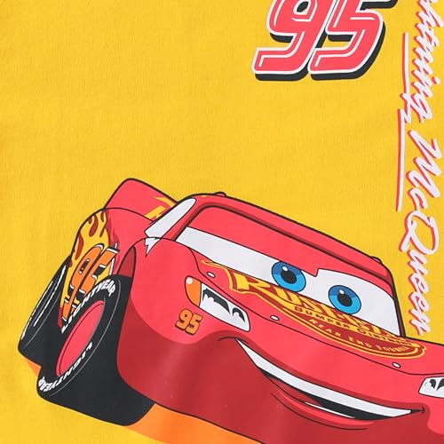 Image of Disney Cars Lightning McQueen Boys Short Sleeve T-Shirt, Tank Top and Shorts 3 Piece Set for Big Kids
