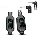 2.4G Wireless XLR Microphone Transmitter and Receiver, 8-Hour Battery Life. Suitable for Condenser Microphones, Dynamic Microphones, Mixers, etc