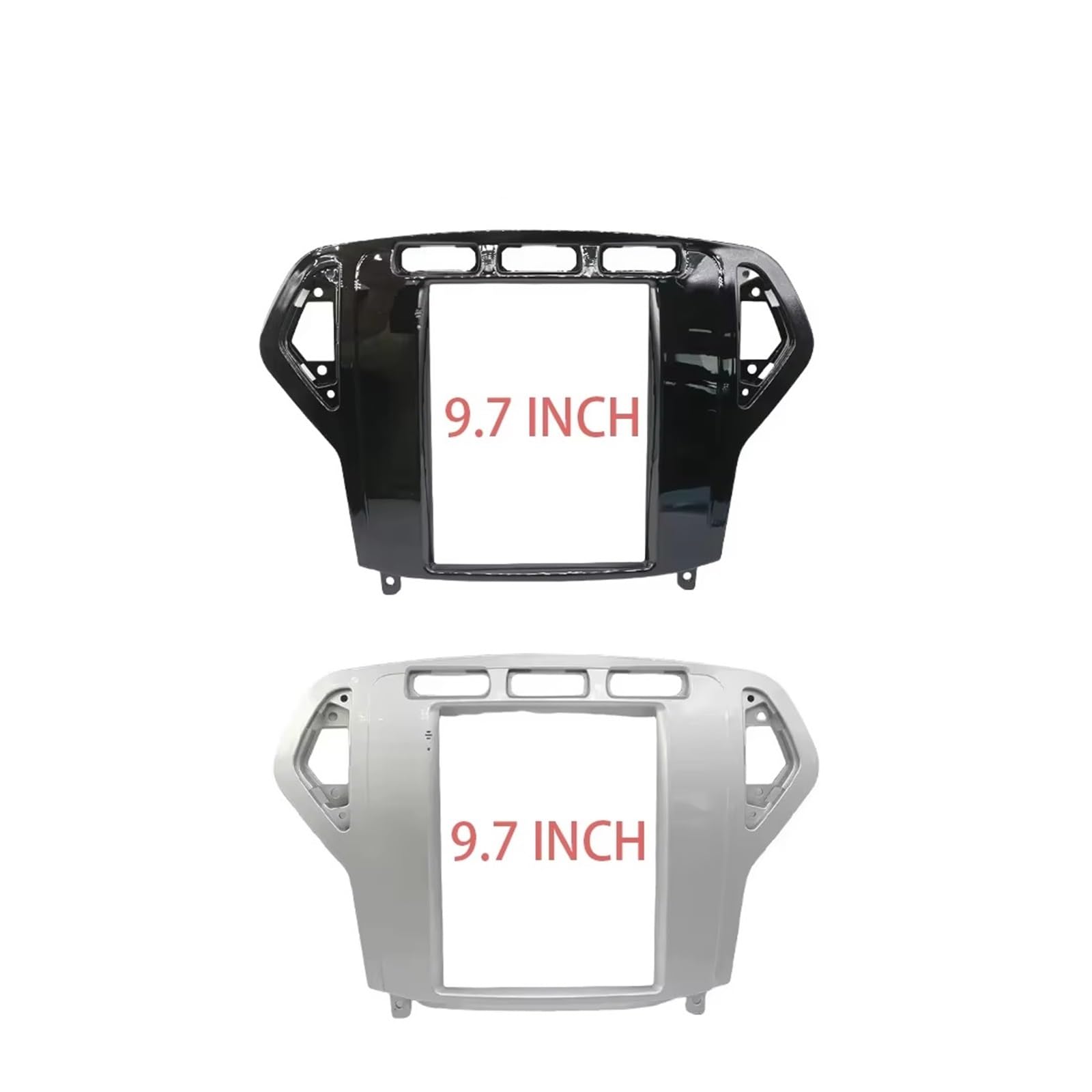 Para FORD Para MONDEO 2007-2010 Reproductor Vídeo Navegación DVD Panel Embellecedor 9,7 Pulgadas 2 Din Car Radio Fascias Fascia Radio Coche
