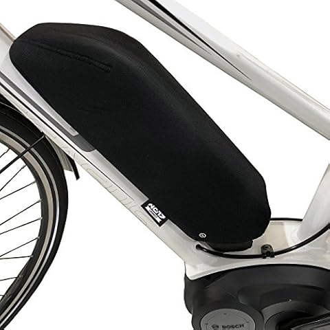 NC-17 Connect E-Bike Battery Case/Air Breath Technology/Battery Thermal Cover for Bosch Frame Battery/Neoprene/Black Cover