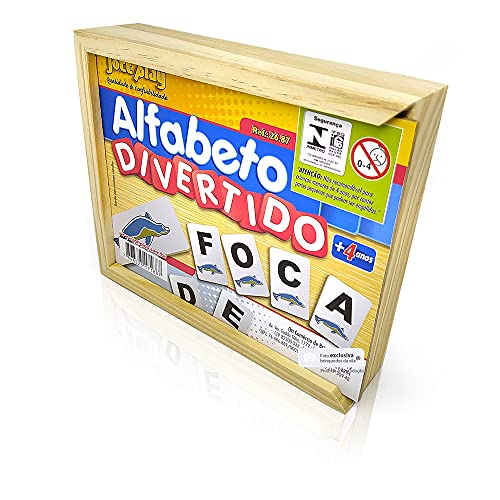 Jogo Educativo Alfabeto Divertido 60 Peças - JOTTPLAY
