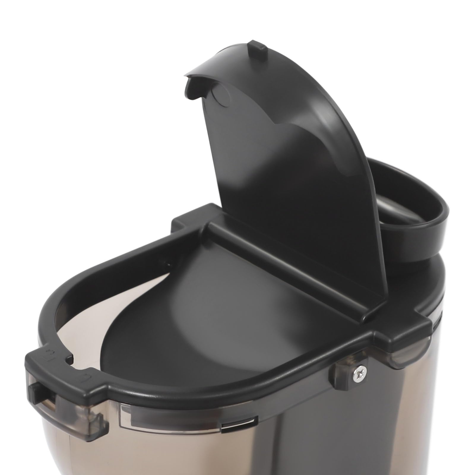 Slow Juicer Exprimidor, 800 W, 500 ml, en espiral, con caracol de 48 rpm, orificio de llenado de 8 cm, máquina exprimidora para función inversa, granadas, manzanas, naranjas (azul)
