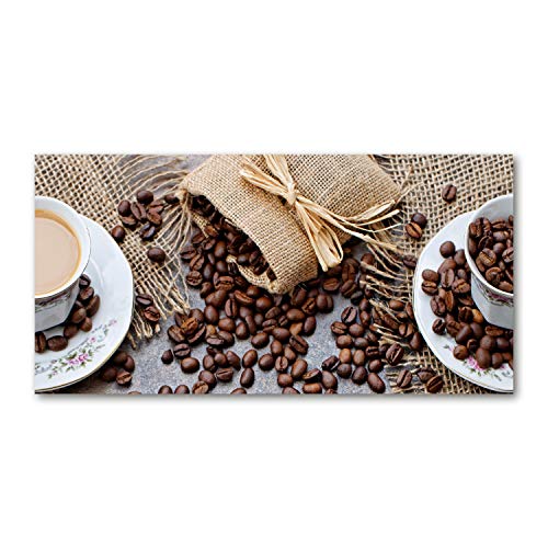 Art mural tirages sur toile haut de gamme 125x50 cm Tulup café brun