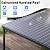 SHPAI 10x14FT Lean to Gazebo, Outdoor Hardtop Wall Mounted Gazebo with Gutter & Sloping Galvanized Steel Roof, Metal Hard Top Awnings for Deck, Porch, Backyard -Grey