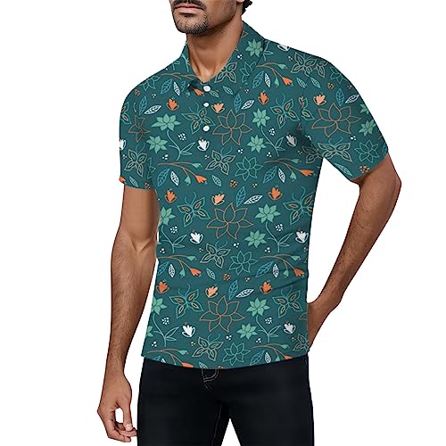 Polo de golf homme coupe régulière respirant pour le sport