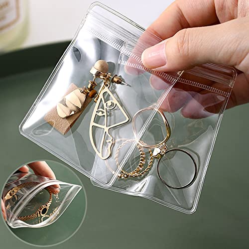 Travel Jewellery Organiser Earring Storage and Jewellery Holder Transparent Jewelry Storage Book PVC Anti Oxidation Jewelry Storage for Rings Necklace - Image 3