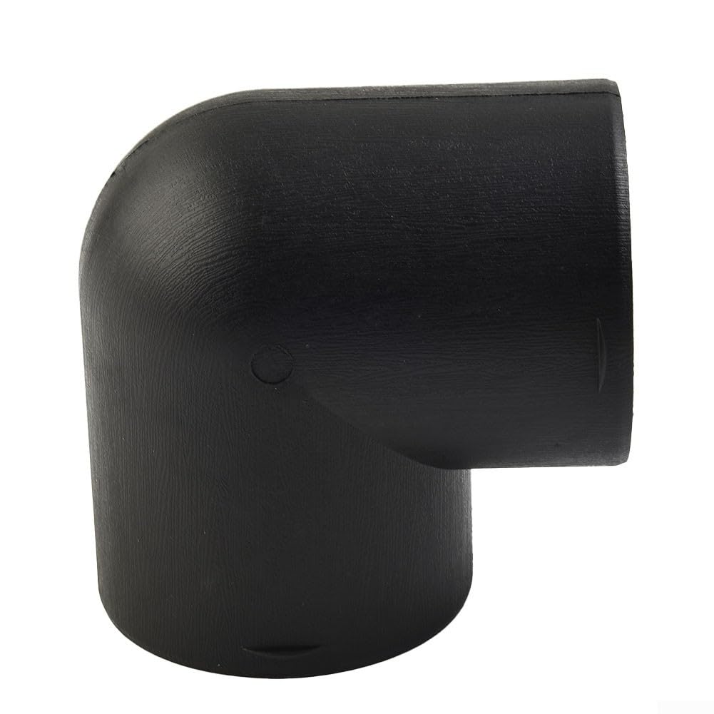 Beler 75mm Air Duct Elbow Connector - Replacement Pipe For Eberspaecher & Webasto Heaters (Black)