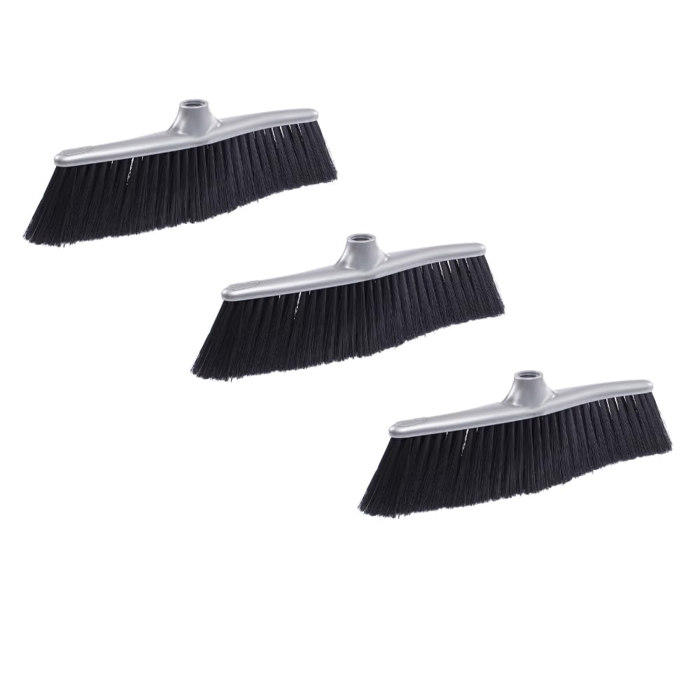 Apex 3x Scopa Snella per Interni – Ultra Sottili per Spazi Stretti – Setole Morbide per Superfici Delicate – 37 x 4 x 12 cm
