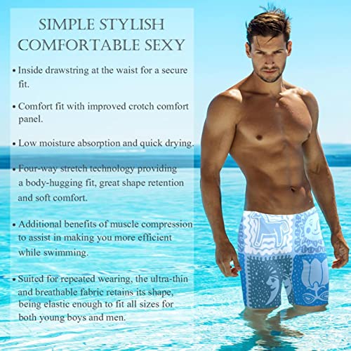 Traje de baño multicolor de playa para natación activa en talla XL 3