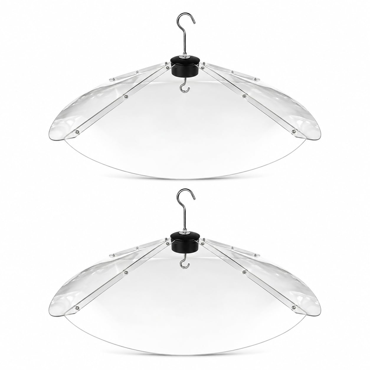 Photo 1 of 2 Pack 24 Inch Oversized Squirrel Baffle for Hanging Bird Feeder