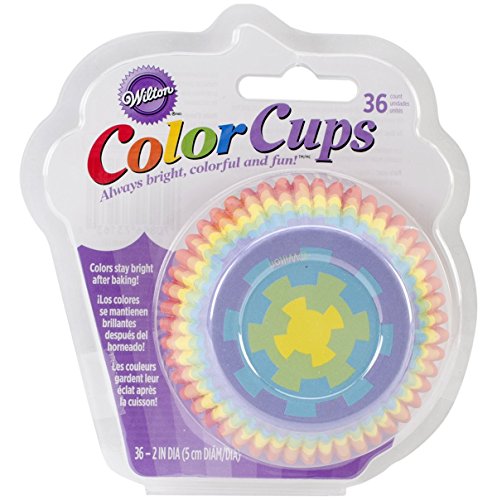 Wilton Standard Baking Cups, 36-Count, Rainbow Color