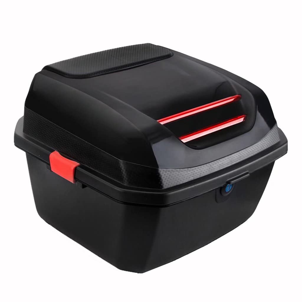 Valise de transport de stockage de casque pour moto avec plaque et clés contre le vol