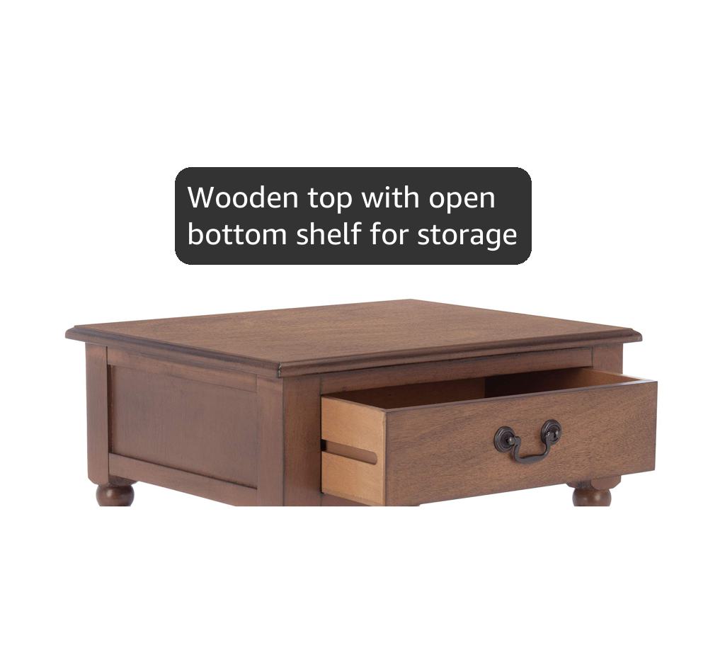 Amazon.com: SAFAVIEH Athena Wood Side Table, 19