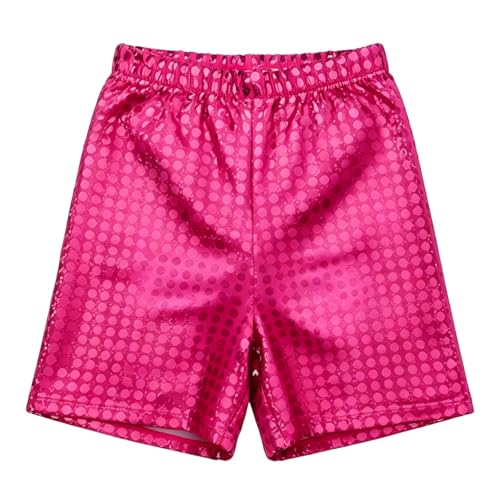 Sparkling Design Kids Performance Shorts For and Girls Shimmering Stagewear with Glittery Sequins Comfortable Lightweight Ready For Dance Recitals and Events para Usar en casa y Playa