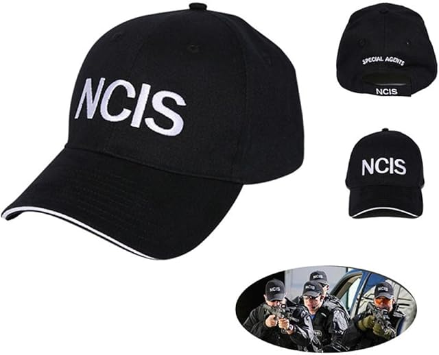 Baseball Cap NCIS Cap Embroidery Hat Special Agents Logo Hat Naval Criminal Investigative Service Movie Cap Adjustable Baseball Cap Hat