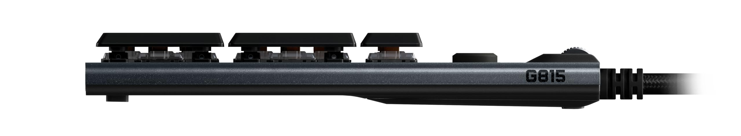 Logitech G 815 Teclado mecánico Gaming Switch táctil GL Perfil Plano diseño escandinavo Carbono