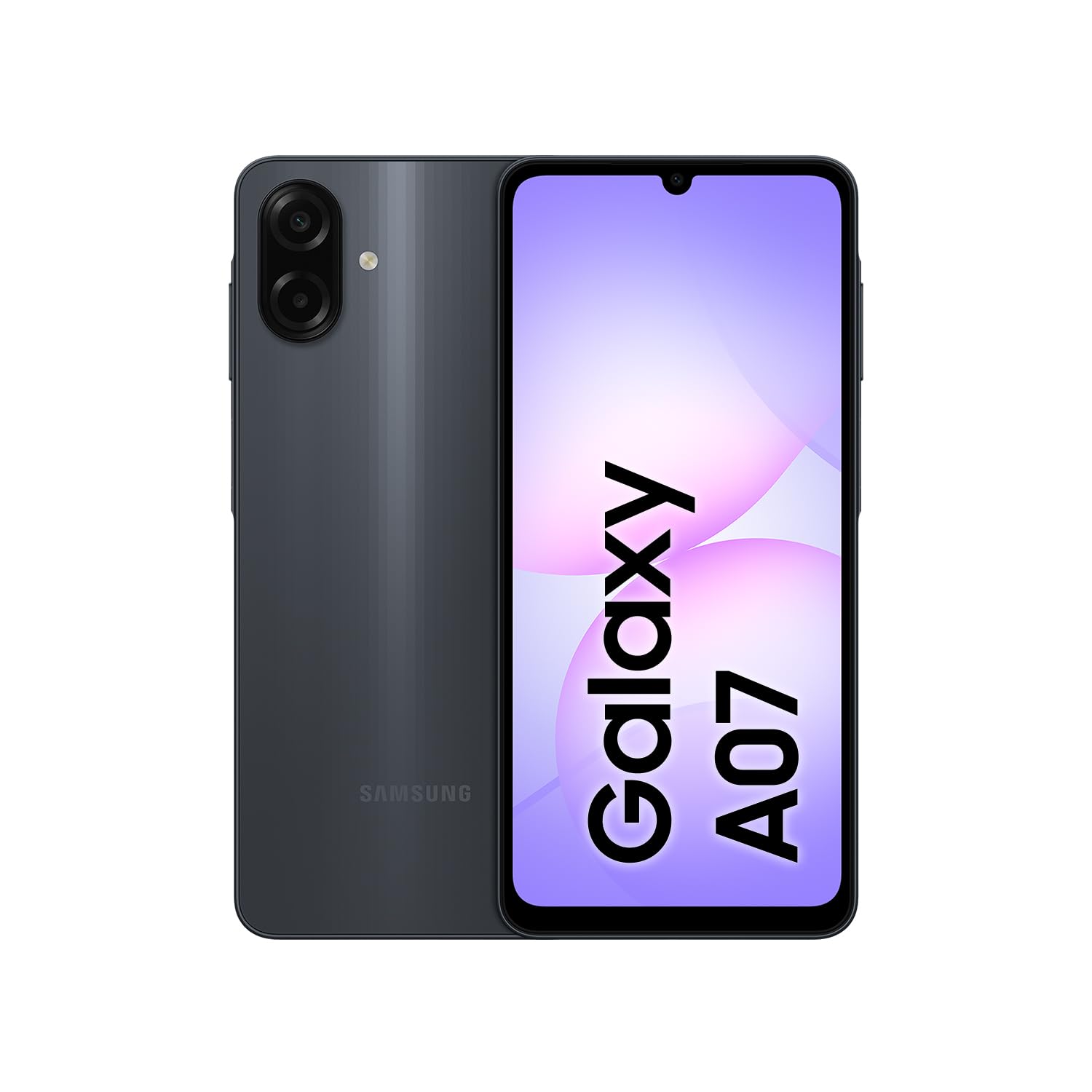 Celular Samsung Galaxy A07 128GB, 4GB, Câm. 50MP, Tela 6.7"- Preto