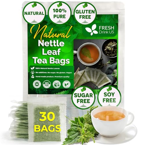 Image of FreshDrinkUS, Premium Perilla Leaf Tea - 30 Tea Bags | 100% Pure Perilla Leaves | Caffeine-Free, Non-GMO, Natural Packaging | Herbal Tea Bags for Daily Enjoyment. Gluten-Free. Sugar-Free. Vegan