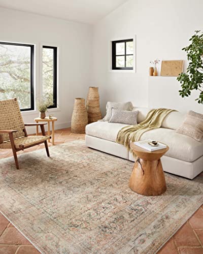 Tapete decorativo Loloi Adrian 7.5x9.5 pies Natural Apricot miniatura 1