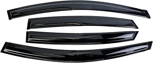 Miniatura 2 de MISIOEK Protectores de lluvia adecuados para Sentra 2013-2019, visera de ventana, deflectores de ventana, protector de lluvia, 4 piezas 94248