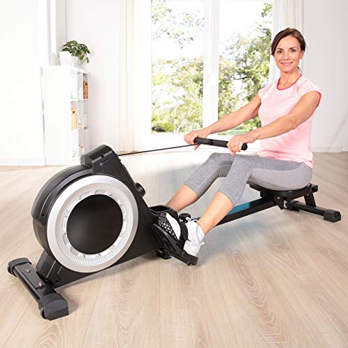 aktivshop Heimtrainer Rudergerät Magnet-Bremssystem 16-stufige Widerstandeinstellung – Bild 3