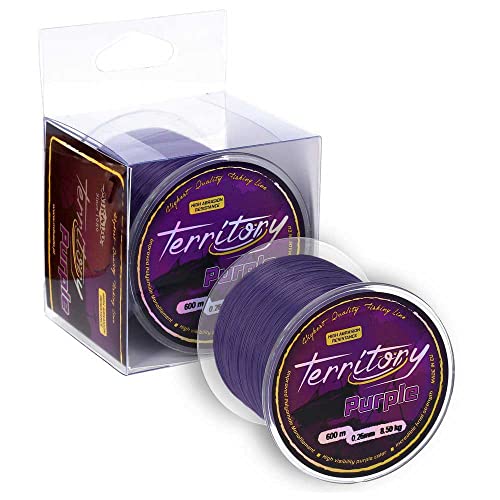 Karpfenschnur Angelschnur MIKADO Territory Purple 600m 0,26-0,40mm Monofil stark ! – Bild 4