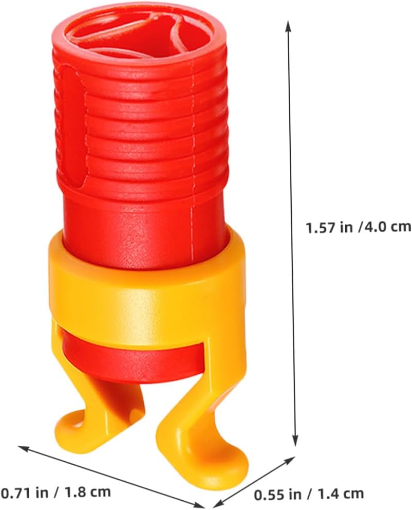Hemobllo 15pcs Plastic Screw Holder Clamp Multi-functional Woodworking Screw Gripper Fixing Sleeve for Hand Screwdrivers and Model Making Tools