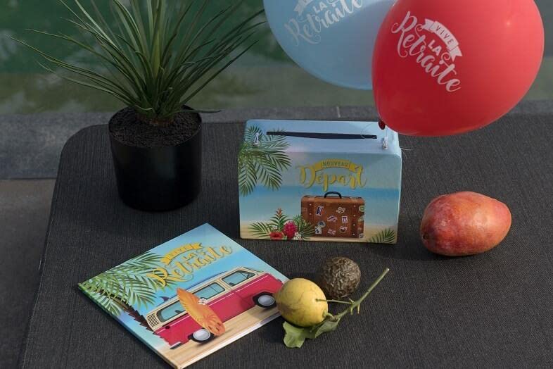 10 Assiettes carton Vive la retraite multicolore| Fêtes en folie 10 Assiettes carton Vive la retraite multicolore| Fêtes en folie
