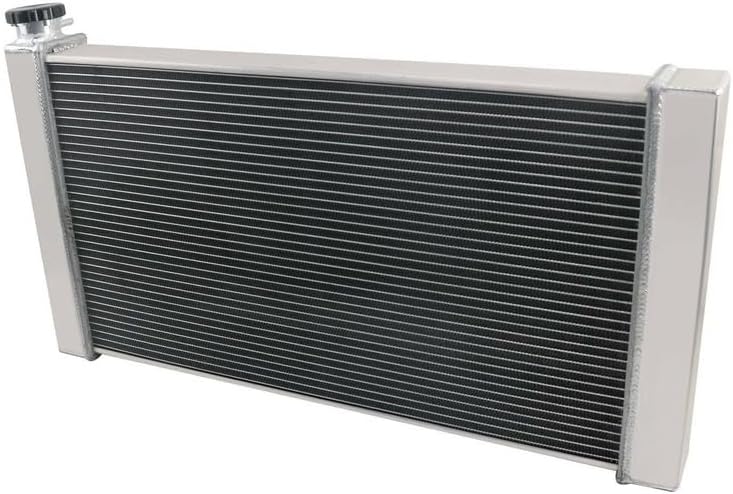 3 Row Aluminum Radiator for 1982-1994 Chevy S10 GMC S15 Jimmy SBC 350 Swap V8, Full Performance Aluminium Radiators, Automotive Replacement Radiator