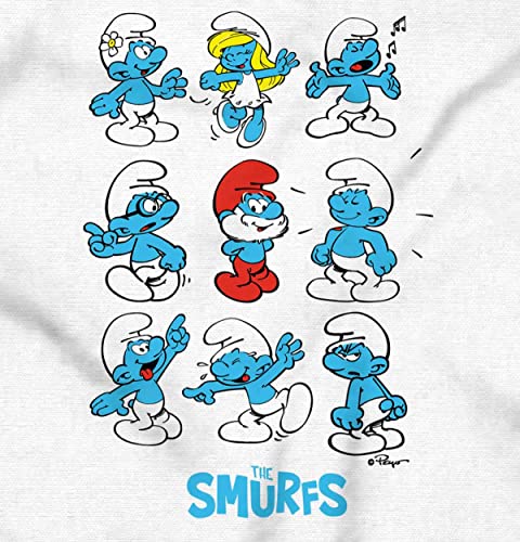 Brisco Brands Smurfs Squad Papa Smurfette Cartoon Baby Romper Boys or Girls2