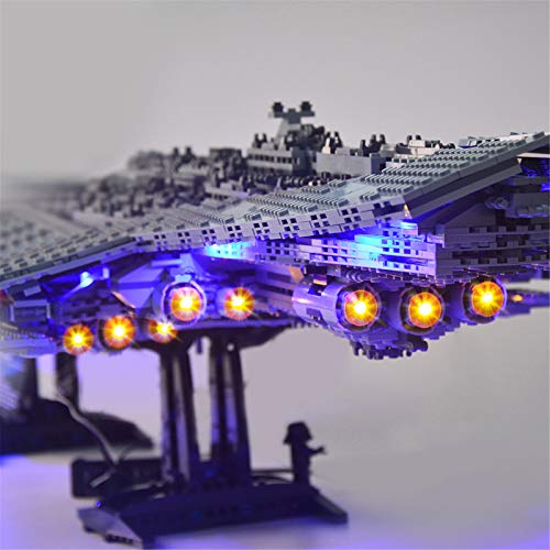 ADMLZQQ LED-Licht-Kit für Lego 10221, Lichtset kompatibel mit Star Wars Super Star Destroyer Building Blocks Modell… – Bild 5