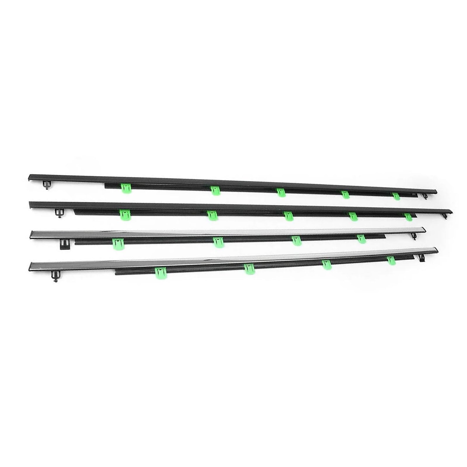 Qibbei Type A 4Pcs Car Window Weatherstrip Side Door Glass Sealing Weather Strip Moulding Trim For Crv 2007 2008 2009 2010-2022