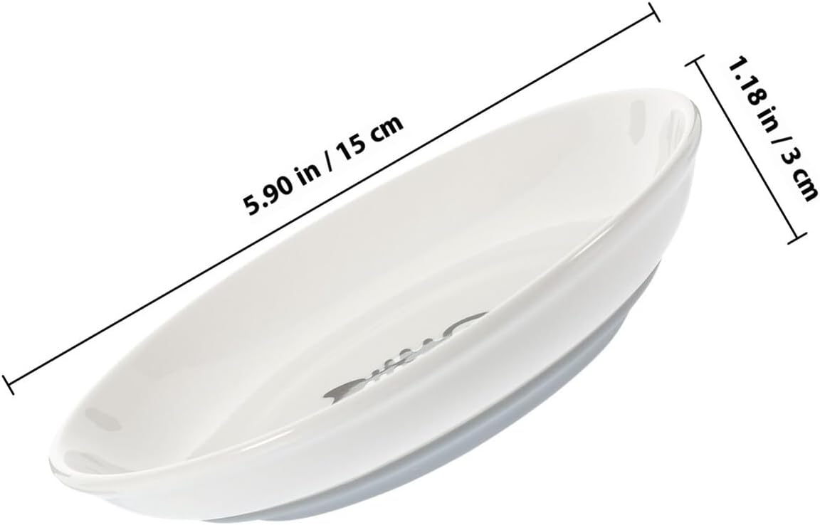 3pcs Shallow Round Cat Food Bowls with Nonslip Silicone Bottom Ceramic Pet Feeder Dishes for Indoor Cats Small Size Healthy Feeding