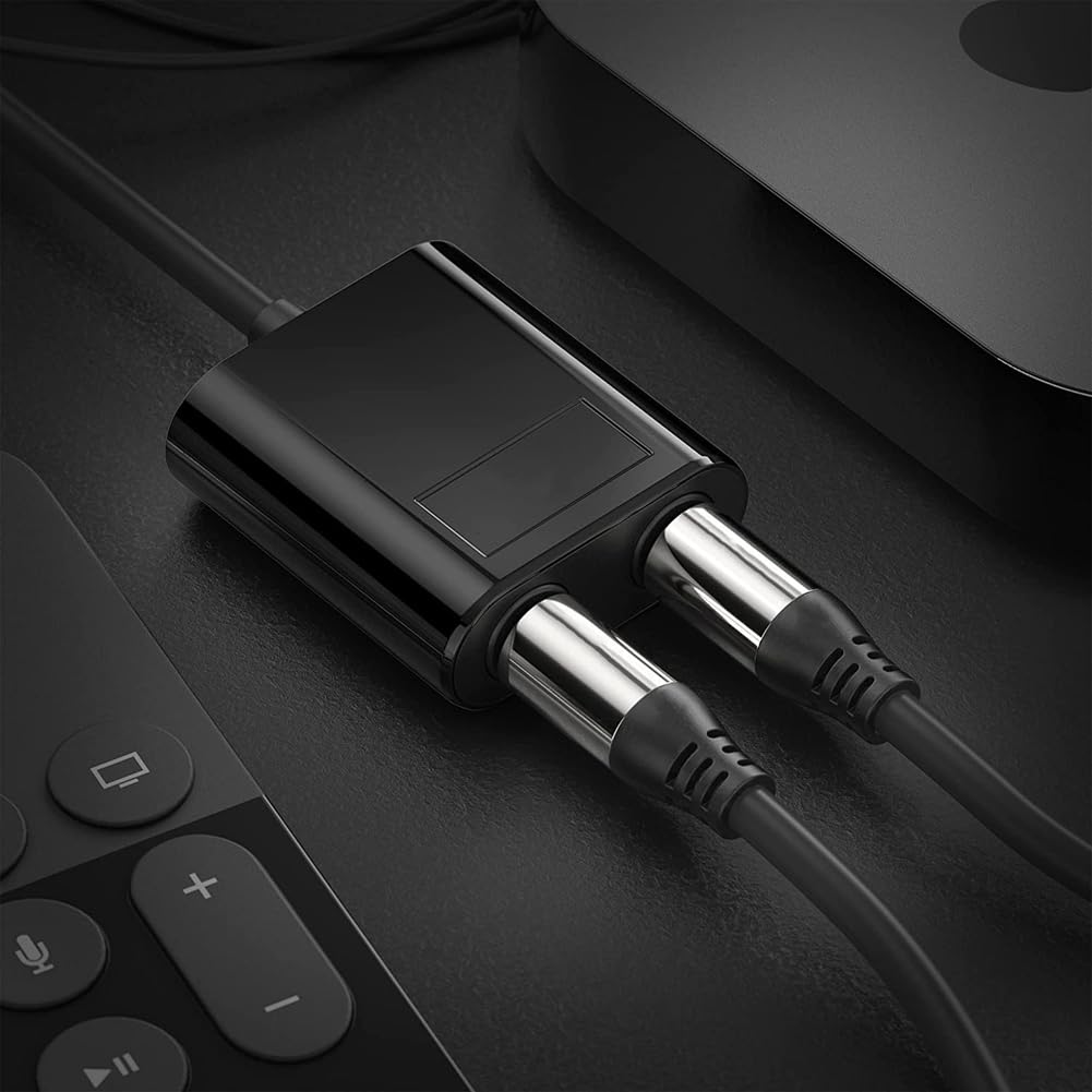 Sdoppiatore Fibra Ottica 2 in 1 Adattatore Audio Digitale per TV