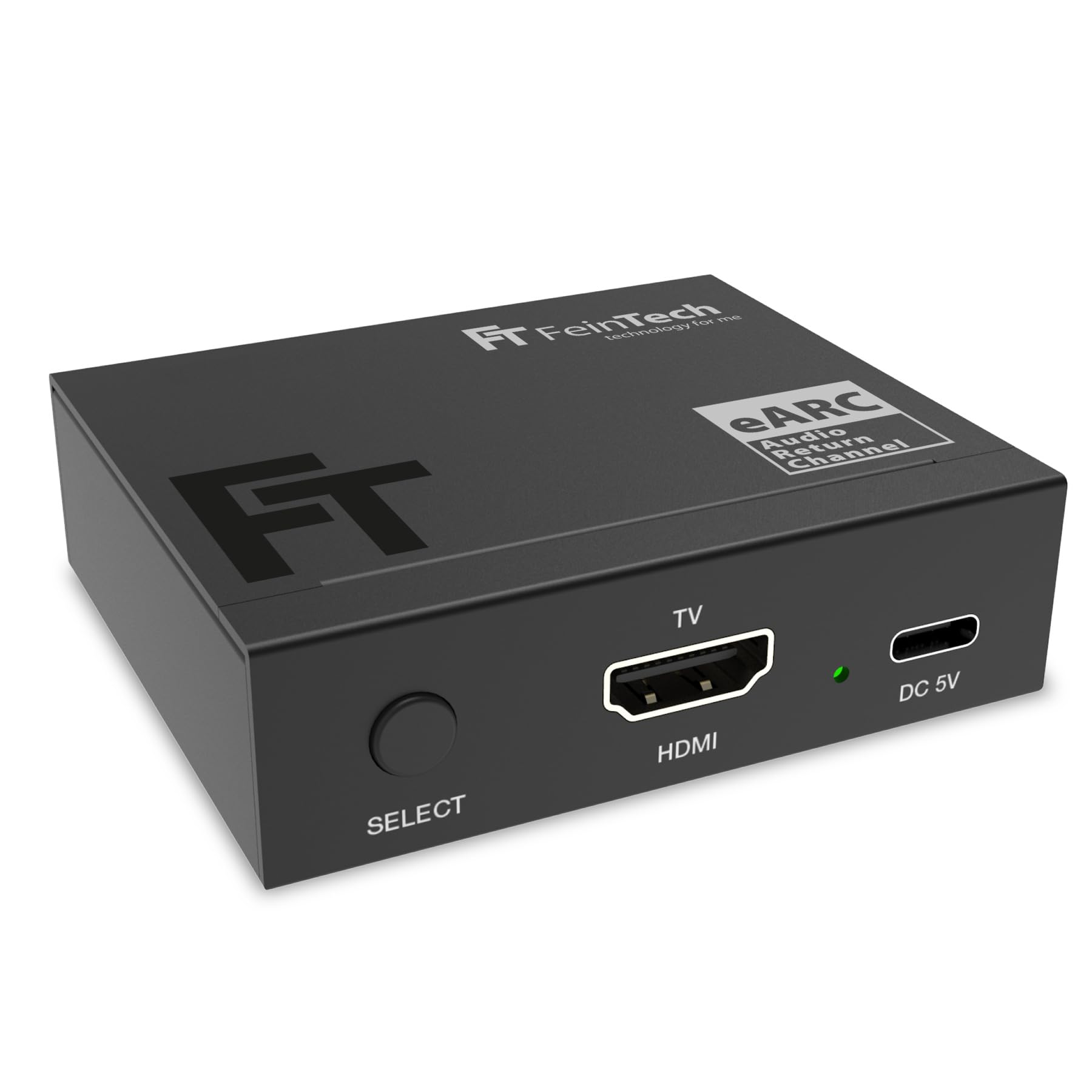 FeinTech AX421 HDMI eARC Switch 1 TV x 2 Soundbar - użyj 2 urządzeń dźwiękowych na jednym telewizorze