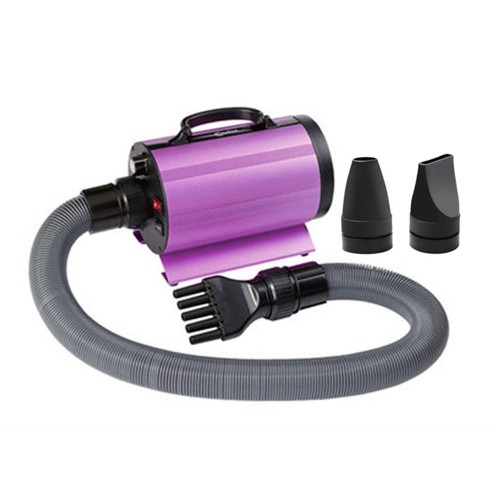 Secador de Pelo para Perros, máquina de soplado de Pelo para Mascotas, máquina de soplado de Agua, 1500 W de Potencia silenciosa, antiescaldado, Velocidad Continua, Adecuada para Perros y Gatos Grand