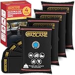 GADLANE Reusable Car Dehumidifier 350G - 4 Pack Car Moisture Absorber with Dashboard Anti-Slip Mat Eliminate Foggy Windscreen Home, Wardrobe, Condensation Absorbers Silica Gel Bags 350G x 4