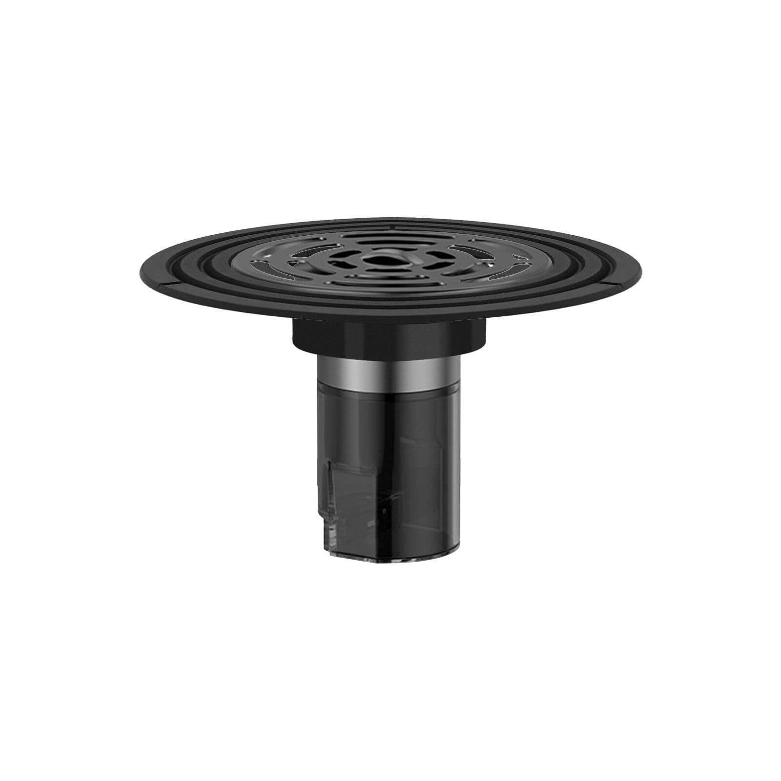 QruiLanTu Shower Waste Floor Backflow Preventer - Magnetic Closure Valve Variable Diameter Gasket 304 Stainless Steel Odor-Resistant Shower Drain Plug，for 1.77''-3.5''ID Pipes